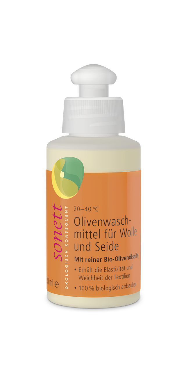 Sonett Olivenwaschmittel für Wolle und Seide (120ml)