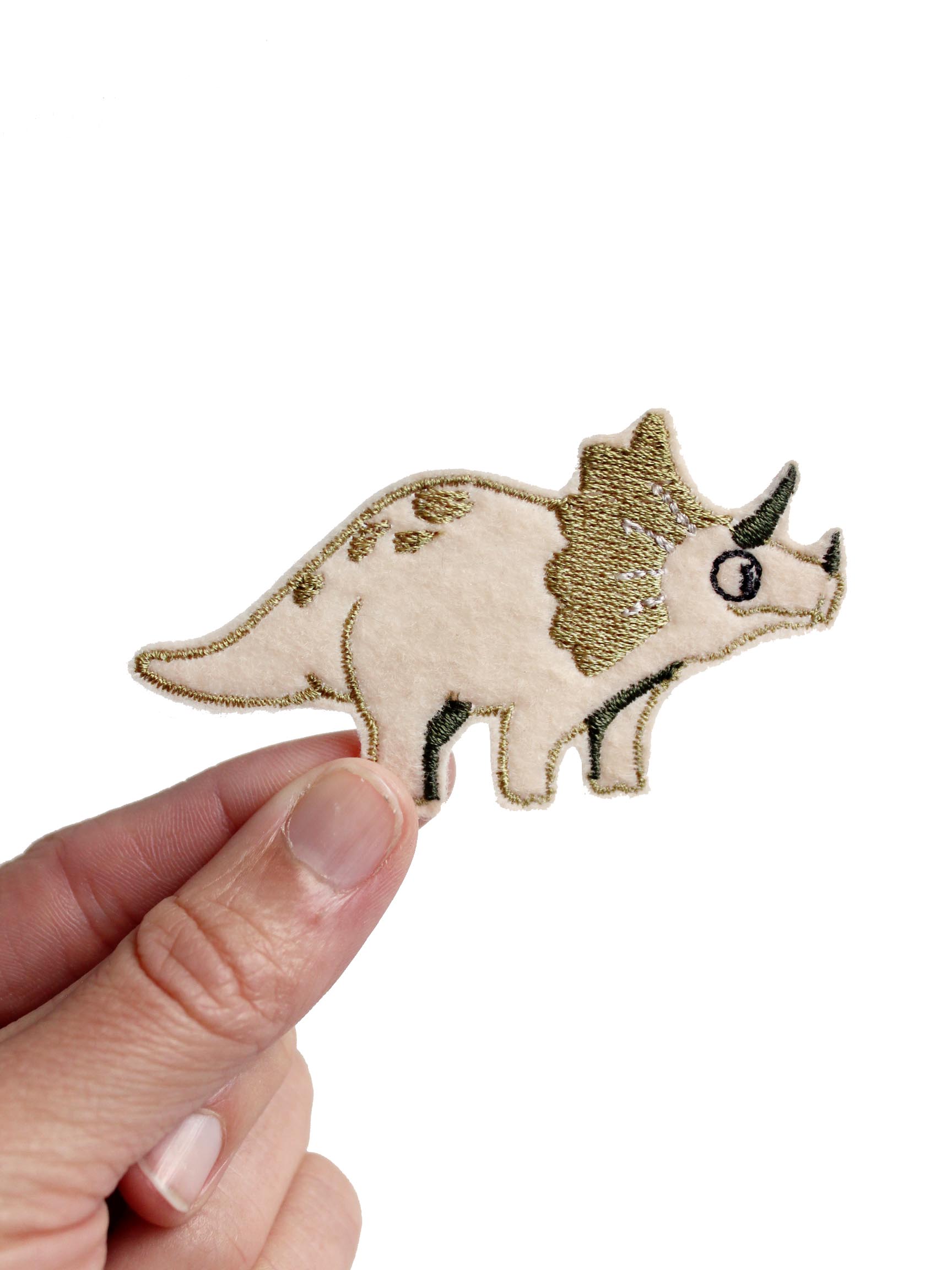 Aufnäher/Bügelflicken "Dino Triceratops" von Halfbird