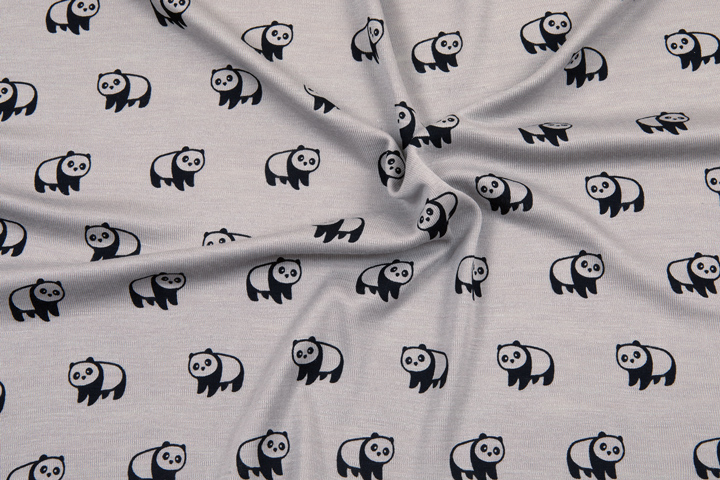 Schleiergraue Pandas Bio Wolle/Seide Jersey (kbT, mulesingfree)