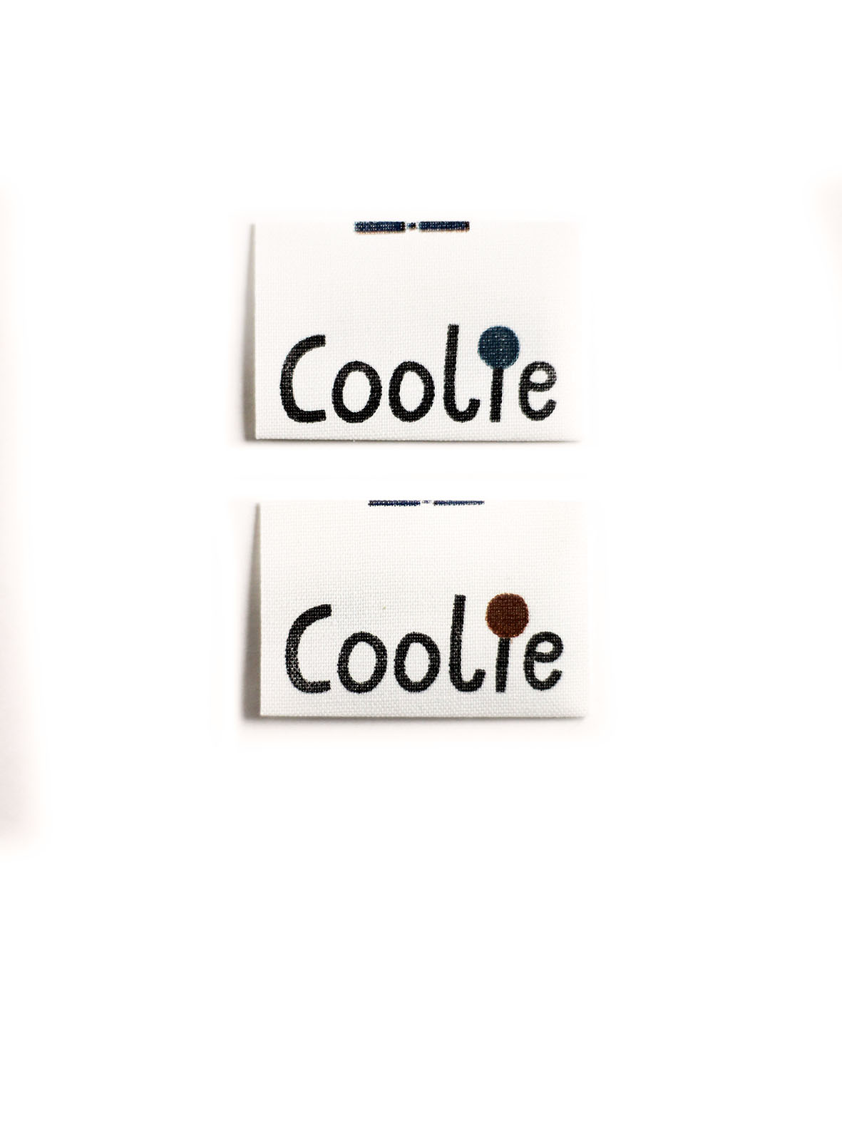 Etikett "Coolie" | 5er Set Biobaumwolle bedruckt